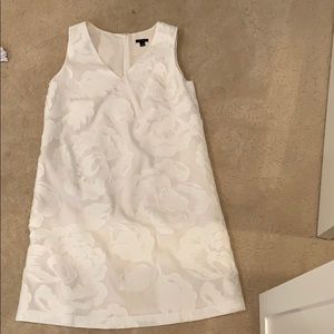 Ann Taylor White Floral Dress